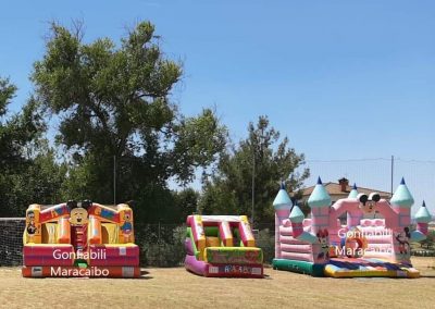 Gonfiabili a Loreto noleggio affitto giochi scivoli saltarelli bambini Villa Musone